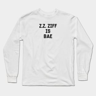 ZZ Ziff Is Bae Shirt - Salute Your Shorts, The Splat, Nickelodeon Long Sleeve T-Shirt